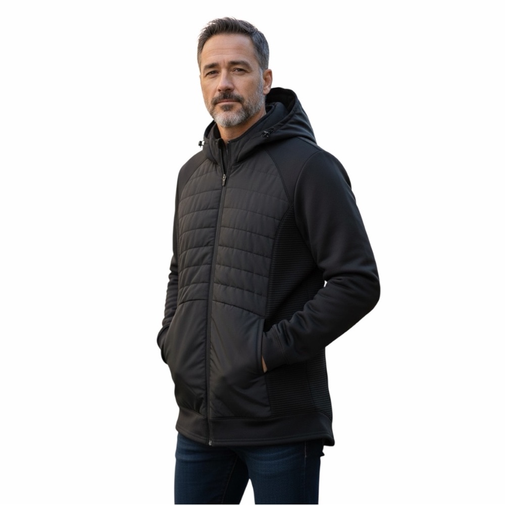 Men's Tek Gear Quilted Media Jacket